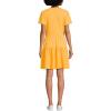 Lands’ End Women’s Cotton Jersey Tiered Mini Dress(Sweet Mango)