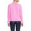 Lands’ End Women’s Cotton Pointelle Turtleneck Sweater(Aster Pink)