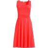 Lands’ End Women’s Cupro Fit and Flare Sleeveless Dress(Bright Poppy)