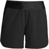 Lands’ End Women’s Curvy Fit 5″ Quick Dry Board Shorts Swim Shorts with Panty(Black)