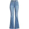 Lands’ End Women’s Denim High Rise Skinny Flare Jeans(Beau Blue)