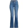Lands’ End Women’s Denim High Rise Skinny Flare Jeans(Indigo Tide Blue)