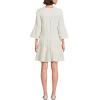 Lands’ End Women’s Gauze Tiered Dress(Ivory)