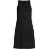 Lands’ End Women’s High Impact Crew Neck Above The Knee Active Dress(Black)