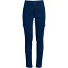Lands’ End Women’s Mid Rise Slim Cargo Chino Pants(Deep Sea Navy)
