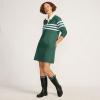 Lands’ End Women’s Rugby Dress(Norway Spruce Stripe)