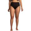 Lands’ End Women’s Cheeky High Waisted Bikini Bottoms(Brown Leopard)