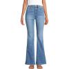Lands’ End Women’s Denim High Rise Skinny Flare Jeans(Beau Blue)