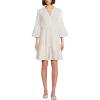 Lands’ End Women’s Gauze Tiered Dress(Ivory)