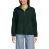 Lands’ End Women’s Half Zip Cozy Sherpa Fleece Pullover(Woodland Forest)