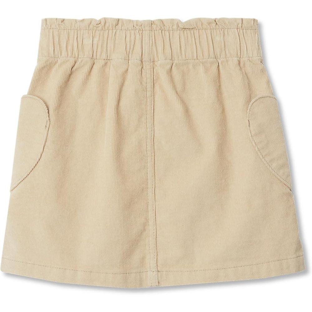 imageLands End Girls Corduroy Skirt with Heart PocketsSand Khaki