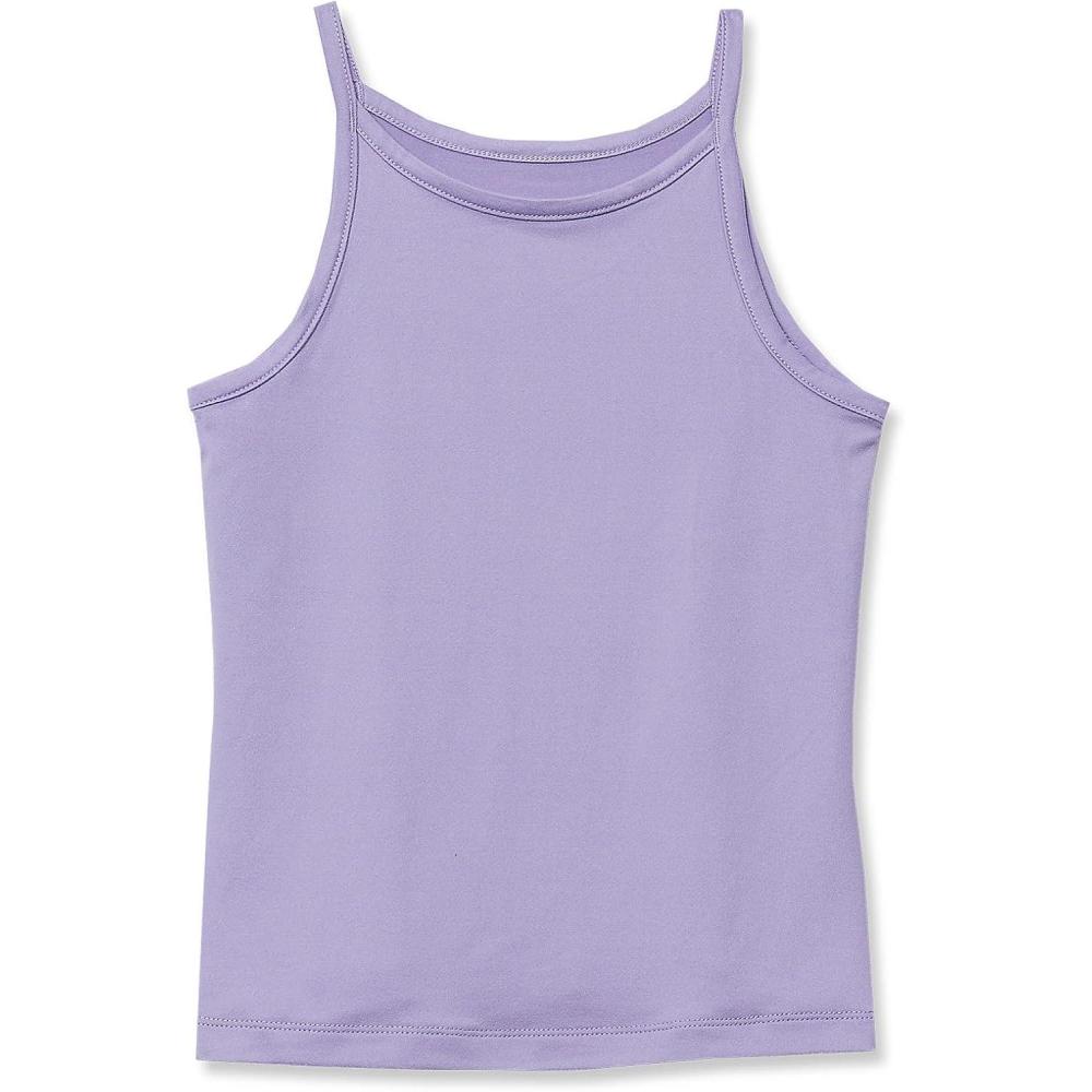 imageLands End Girls Sleep Tank Cami  Soft Cotton Blend TagFree Versatile for Layering amp LoungingVerbena