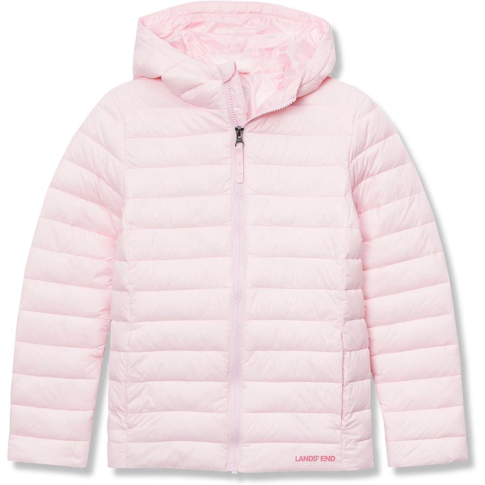 imageLands End Kids Husky Insulated Hooded JacketBaby Pink