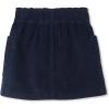 Lands’ End Girls Corduroy Skirt with Heart Pockets(Classic Navy)
