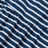 Lands’ End Girls Long Sleeve Gathered Waist Jersey Dress(Navy/White Stripe)