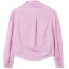 Lands’ End Girls Long Sleeve Woven Hearts Top(Hearts/Mauve)