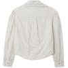 Lands’ End Girls Long Sleeve Woven Hearts Top(Hearts/Sand Khaki)