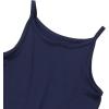 Lands’ End Girls Sleep Tank Cami – Soft Cotton Blend, Tag-Free, Versatile for Layering & Lounging(Deep Sea Navy)