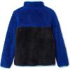 Lands’ End Kids Heritage Fleece Quarter Zip Pullover Top(Bright Blue/Classic Navy)