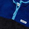 Lands’ End Kids Heritage Fleece Quarter Zip Pullover Top(Bright Blue/Classic Navy)