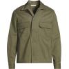 Lands’ End Men’s Denim Utility Shirt Jacket(River Stone Green)