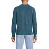 Lands’ End Men’s Drifter Cotton Crewneck Sweater(Baltic Teal)