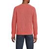 Lands’ End Men’s Drifter Cotton Crewneck Sweater(Sea Coral)
