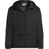 Lands’ End Men’s FeatherFree Insulated Hooded Jacket(Black)