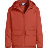 Lands’ End Men’s FeatherFree Insulated Hooded Jacket(Bourbon)