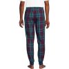 Lands’ End Men’s Flannel Jogger Pajama Pants(Navy Multi Plaid)