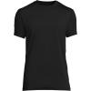 Lands’ End Men’s Flex Performance Crewneck Undershirt(Black)