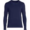 Lands’ End Men’s Flex Performance Crewneck(Deep Sea Navy)
