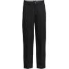 Lands’ End Men’s Prehem Comfort Waist No Iron Chino Pants(Black)
