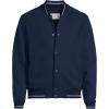 Lands’ End Men’s Serious Sweats Bomber(Radiant Navy)