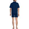 Lands’ End Men’s Short Sleeve Essential Short Sleep Set(Deep Sea Navy)