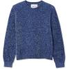 Lands’ End Girls Chenille Sweater(Gray Blue)