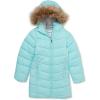 Lands’ End Girls Fleece Lined Coat(Aqua Splash)