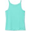 Lands’ End Girls Sleep Tank Cami – Soft Cotton Blend, Tag-Free, Versatile for Layering & Lounging(Aqua Ice)