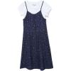 Lands’ End Girls Slip Dress with Short Sleeve Tee