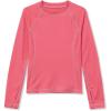 Lands’ End Girls Thermal Base Layer Long Underwear Thermaskin Crew Neck Shirt(Hot Pink)