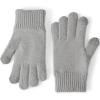 Lands’ End Men’s CashTouch Knit Gloves(Ultimate Gray)