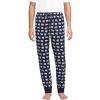 Lands’ End Men’s Flannel Jogger Pajama Pants(Deep Sea Navy Bears)