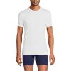 Lands’ End Men’s Flex Performance Crewneck Undershirt(White)