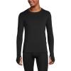 Lands’ End Men’s Flex Performance Crewneck(Black)
