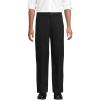 Lands’ End Men’s Prehem Comfort Waist No Iron Chino Pants(Black)