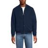 Lands’ End Men’s Serious Sweats Bomber(Radiant Navy)