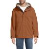 Lands’ End Men’s Squall 3 in 1 Sherpa Lined Jacket(Rich Ginger Brown/Champagne)