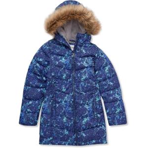 Lands’ End Girls Fleece Lined Coat(Blue Night Space)