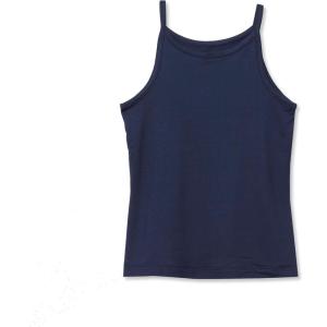 Lands’ End Girls Sleep Tank Cami – Soft Cotton Blend, Tag-Free, Versatile for Layering & Lounging(Deep Sea Navy)