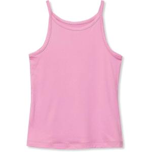 Lands’ End Girls Sleep Tank Cami – Soft Cotton Blend, Tag-Free, Versatile for Layering & Lounging(Fuchsia Pink)